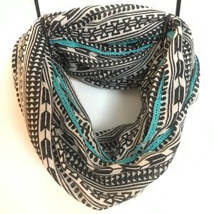 Urban Outfitters Tribal-Print Infiniti Scarf
